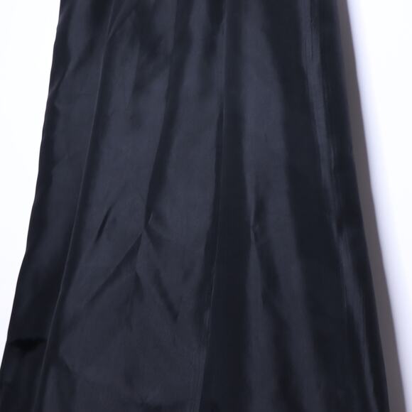 CHETTA B Evening Y2K Black Cocktail Dress Fur Trimmed Gown Women's 8 - Picture 6 of 11